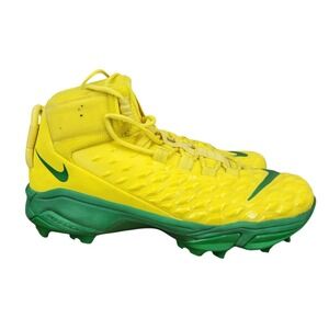 Nike Force Savage Pro 2 Oregon Ducks Football Cleats Mens 15 Yellow Green Shoes
